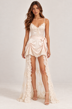 Load image into Gallery viewer, Eloise Satin Lace Dress