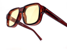 Load image into Gallery viewer, Black |Brown Aviator Retro Sunglasses