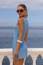 Load image into Gallery viewer, Coastal Muse Knit Mini Dress