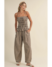 Load image into Gallery viewer, Elara Stripe Jumpsuit