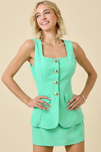 Load image into Gallery viewer, Kya Dress Suit Romper- Mint