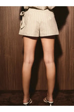 Load image into Gallery viewer, Abella Striped Button Down Top + Short Set