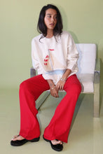 Load image into Gallery viewer, Sailboat Knit Fuzzy Sweater - Cream