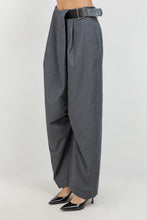 Load image into Gallery viewer, Soft Woven Drape Trousers with Built In Belt