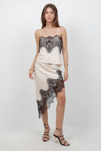 Load image into Gallery viewer, Champagne Lace Satin Top