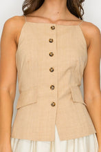 Load image into Gallery viewer, Button Front Maxi Dress