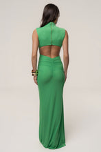 Load image into Gallery viewer, Emerald Buckle Maxi Dress