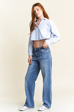 Load image into Gallery viewer, Mid Waist Loose Straight Jeans - Medium