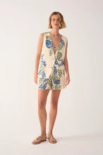 Load image into Gallery viewer, Begonia Print Linen Shorts