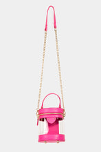 Load image into Gallery viewer, Clear Stadium Crossbody Bucket Bag