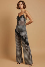 Load image into Gallery viewer, Spring Gingham Lace Trim Set