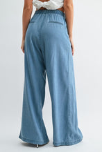 Load image into Gallery viewer, Tailored Palazzo Denim Pants