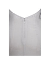 Load image into Gallery viewer, Silver Backless Maxi Dress