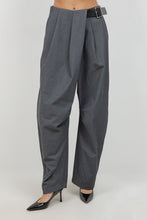 Load image into Gallery viewer, Soft Woven Drape Trousers with Built In Belt