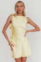 Load image into Gallery viewer, Butter Satin Mini Dress