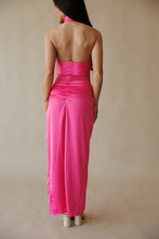 Load image into Gallery viewer, Aura Satin Mesh Dress