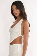 Load image into Gallery viewer, Prisma Sequin Crochet Halter Top
