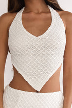 Load image into Gallery viewer, Prisma Sequin Crochet Halter Top