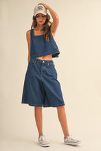 Load image into Gallery viewer, Denim Tank and Bermuda Shorts Set
