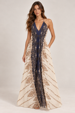 Load image into Gallery viewer, Topaz Paisley Maxi Dress