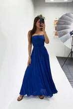 Load image into Gallery viewer, Alexis Maxi Dress - Azure Blue