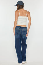 Load image into Gallery viewer, Mid Waist Loose Straight Jeans - Dark