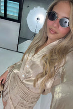 Load image into Gallery viewer, Champagne Satin Set