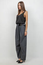 Load image into Gallery viewer, Soft Woven Drape Trousers with Built In Belt