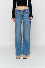 Load image into Gallery viewer, Mid Waist Relaxed Wide Leg Jeans