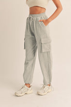 Load image into Gallery viewer, Grey Cargo Pocket Sweatpants