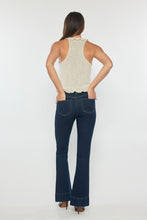 Load image into Gallery viewer, High Rise Seamed Front Flare Jeans