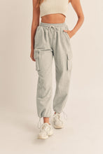 Load image into Gallery viewer, Grey Cargo Pocket Sweatpants