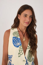 Load image into Gallery viewer, Begonia Print Maxi Vest