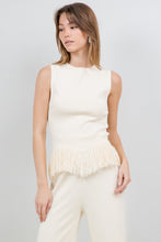 Load image into Gallery viewer, Indira Fringe Knit Pant Set