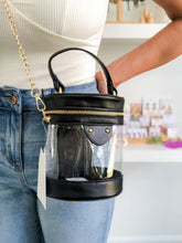 Load image into Gallery viewer, Clear Stadium Crossbody Bucket Bag