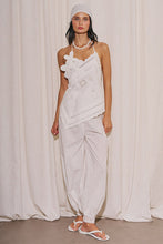 Load image into Gallery viewer, Embroidery Eyelet Open Back Top-Black