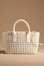 Load image into Gallery viewer, Melie Bianco Chloe Top Handle Bag- White
