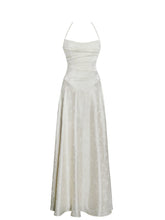Load image into Gallery viewer, Raena Pearl White Jacquard Gown