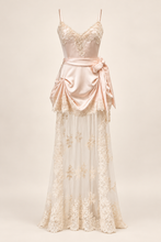 Load image into Gallery viewer, Eloise Satin Lace Dress
