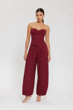 Load image into Gallery viewer, Merlot Corset + Pant Set
