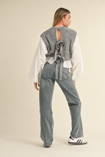 Load image into Gallery viewer, Murphy Knit Balloon Sleeve Top- H Grey
