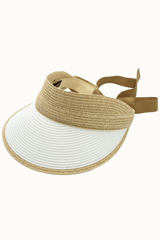Two Tone Sun Visor Hat