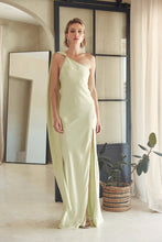 Load image into Gallery viewer, Lune Scarf Satin Dress- Sage
