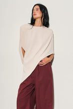 Load image into Gallery viewer, Nude Asymmetrical Cape Top
