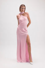 Load image into Gallery viewer, Lune Scarf Satin Dress- Pink

