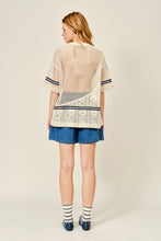 Load image into Gallery viewer, Oversized Lace + Crochet Knit Top
