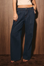 Load image into Gallery viewer, DK Denim Dressy Pleated Wide Leg Jean
