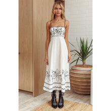 Load image into Gallery viewer, Western Vibe Floral Maxi Dress
