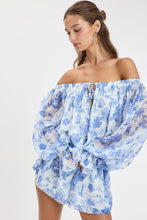 Load image into Gallery viewer, Dense Forest Blue Mini Romper
