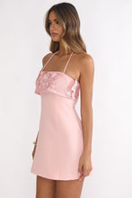 Load image into Gallery viewer, Belize Halter Mini Dress- Pink
